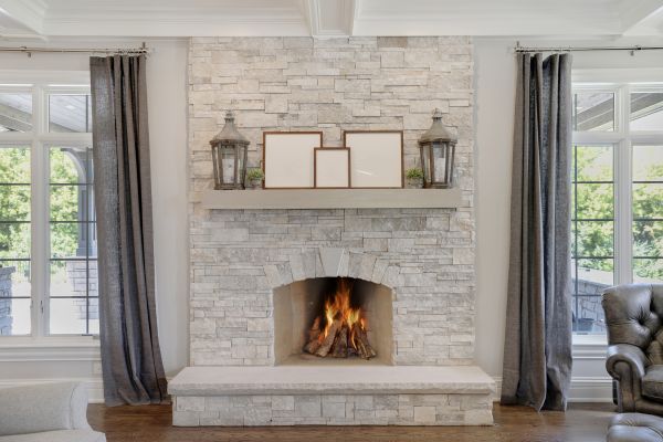 Stone Fireplace Remodeling