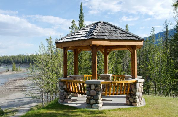 Courtyard Gazebo Installation