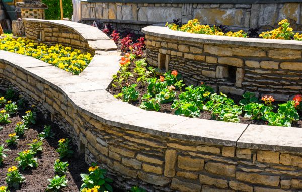 Custom Retaining Wall Install