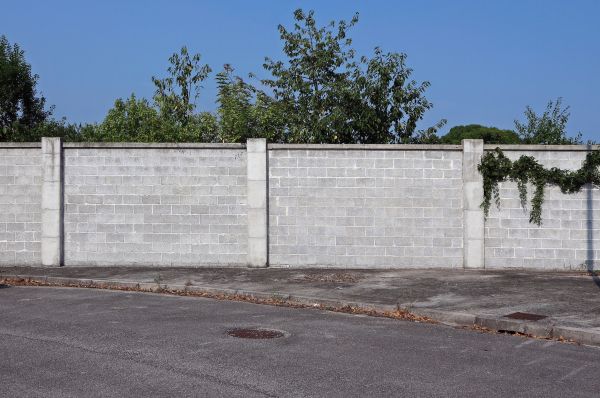 Block Wall Installation
