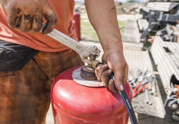Propane Cylinder Removal