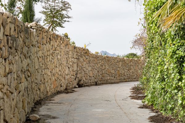 Block Wall Installation