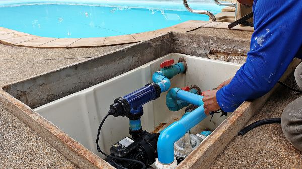 Inground Pool Plumbing Repair