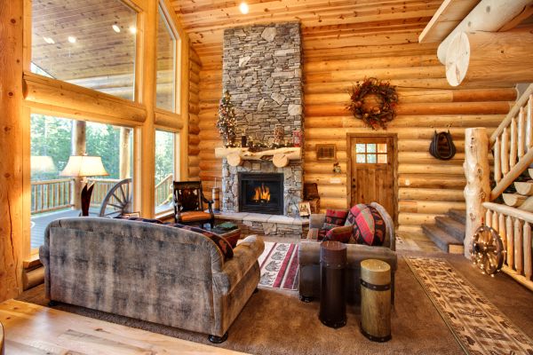 Wood Cabin Staging