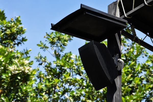 Exterior Speaker Installation