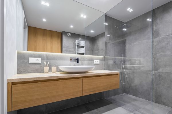 Bathroom Mirror Installation