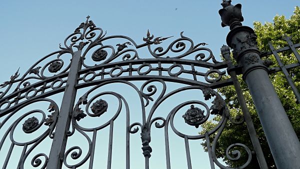 Custom Iron Fence Installation