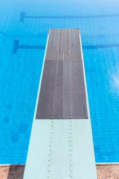 Pool Diving Board Assembly