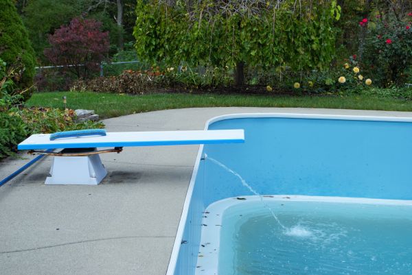 Pool Diving Board Assembly