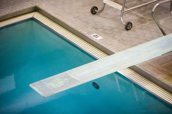 Pool Diving Board Assembly