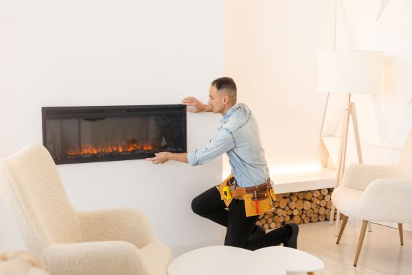 Electric Fireplace Install